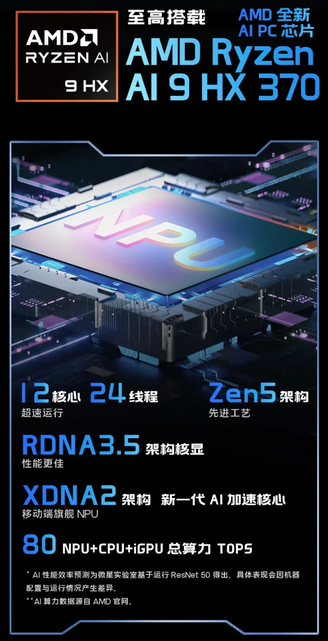 微星绝影 16 AI+ 锐龙版 2024 笔记本开售：AMD 锐龙 AI 9 HX370+RTX4060，首发 15499 元