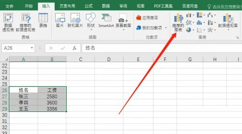 office2016怎么在Excel插入折线图_office2016在Excel插入折线图的方法