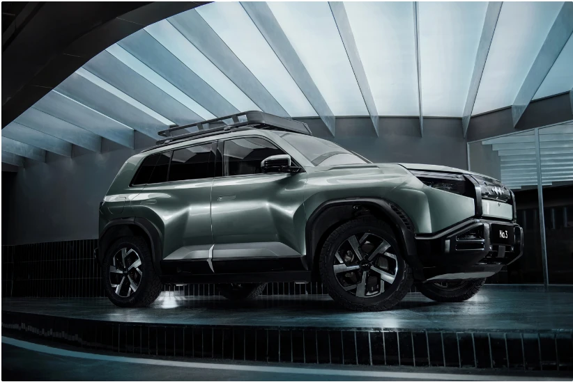 零百4.9秒！比亚迪新猛兽方程豹豹3官图发布，黑、白、绿三色任你选