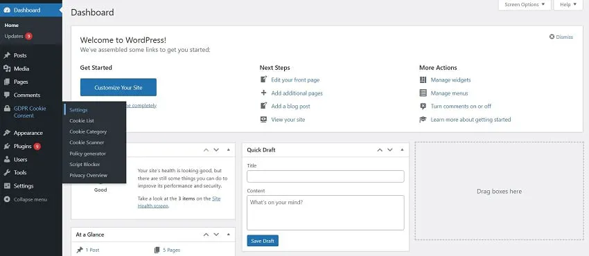 新标题：设计一个WordPress Cookie同意弹窗