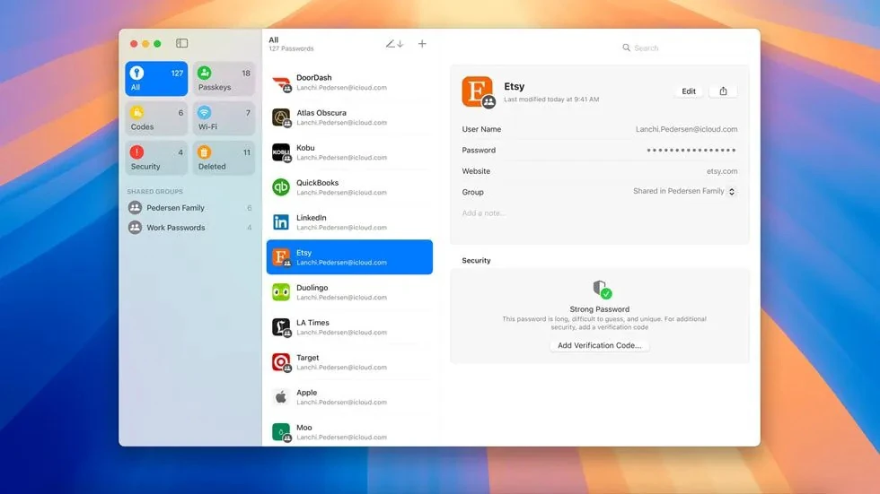 苹果推出 Passwords 独立密码管理应用：将推出Win版