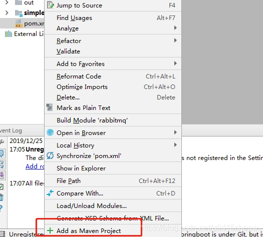 Springboot idea之pom文件图标不对问题怎么解决