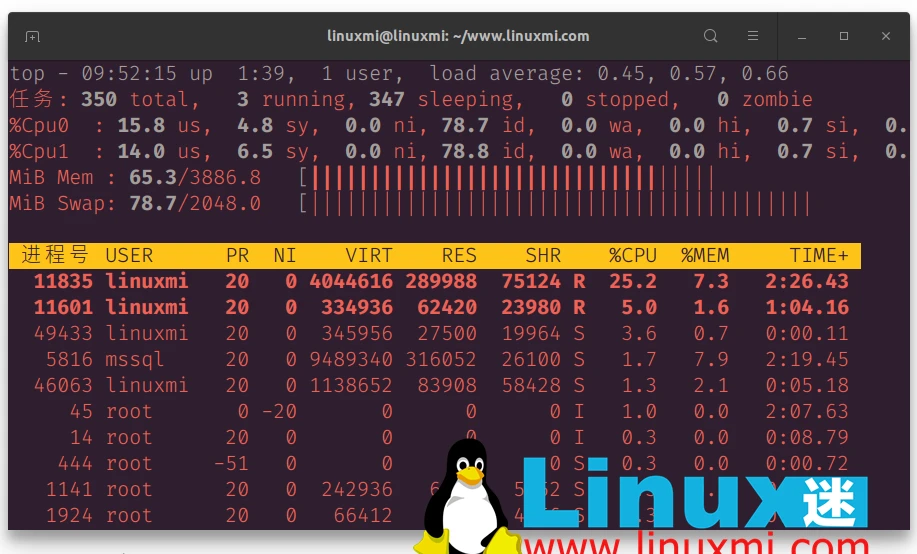 我最喜欢的 Linux top 命令选项