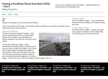 增强 WordPress 主题中的导航:转换静态 HTML
