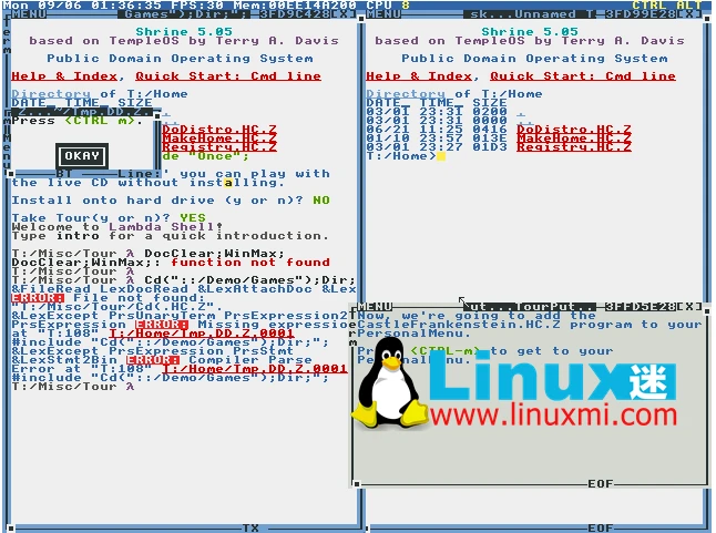“上帝的操作系统” Shrine!既不是 Windows,也不是 Linux