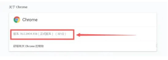 Google浏览器怎么查看版本号_Google浏览器查看版本号教程