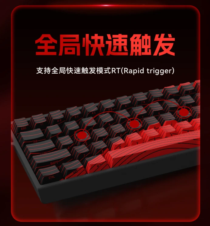 美加狮 MAD 60/68HE 系列键盘发布：标配磁轴、有线连接，首发 99 元起