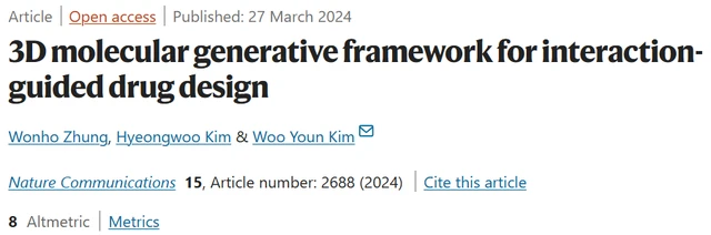 少量数据实现高通用性，KAIST开发药物设计3D分子生成新框架