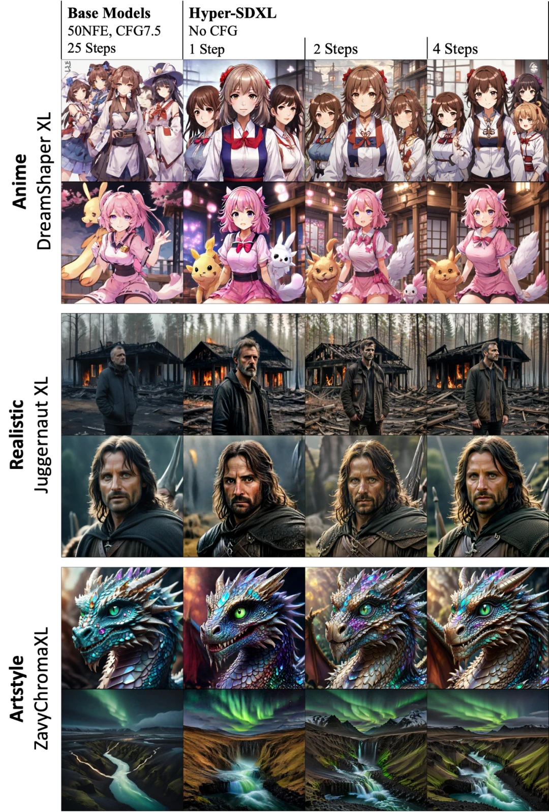 加速扩散模型，最快1步生成SOTA级图片，字节Hyper-SD开源了