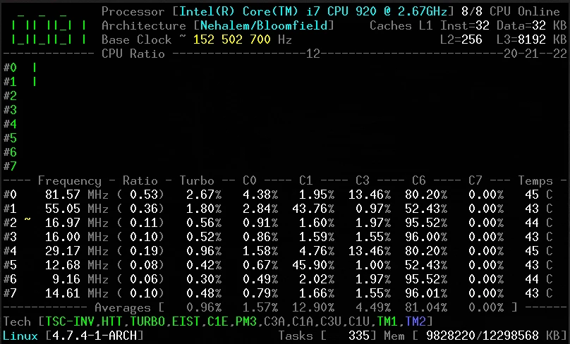 如何使用CoreFreq监控Linux系统的CPU性能