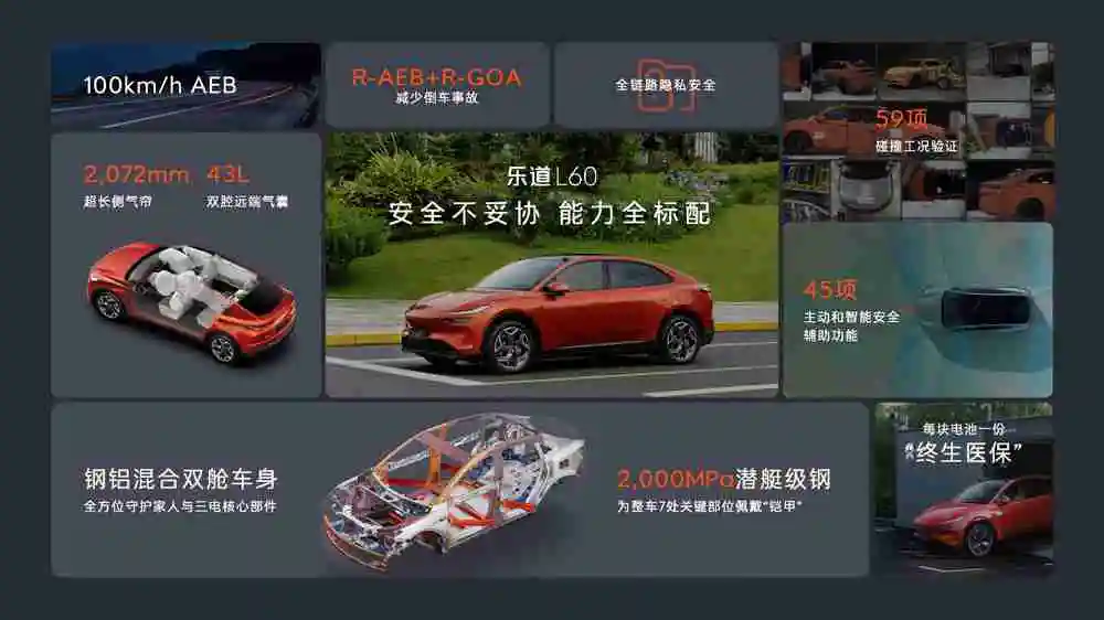 重塑主流家用车价值标准 乐道L60正式上市20.69万元起