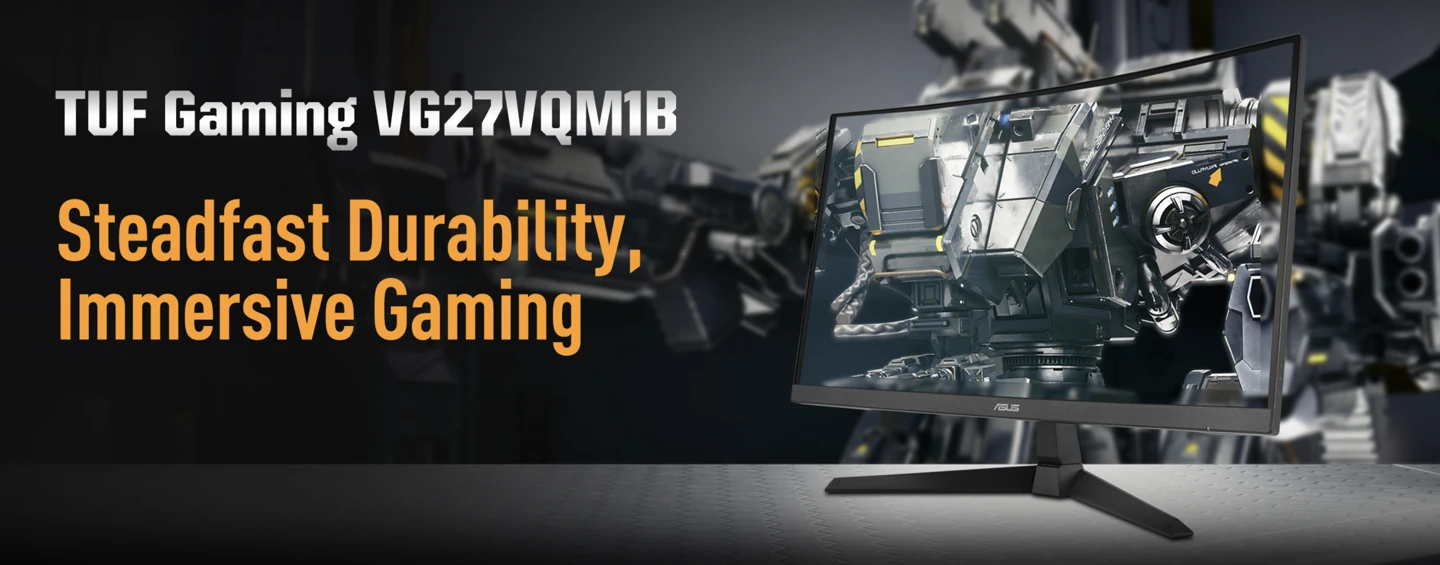 1080P 280Hz,华硕海外推出“VG27VQM1B”27 英寸曲面显示器