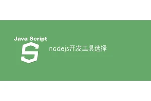 nodejs开发工具选择