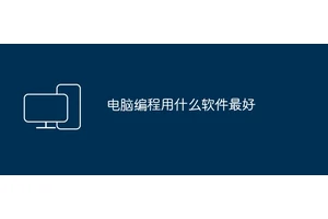 电脑编程用什么软件最好