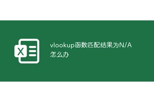 vlookup函数匹配结果为N/A怎么办