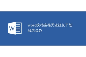 word文档空格无法延长下划线怎么办