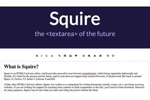 重温 Squire：高效的 HTML5 富文本编辑器