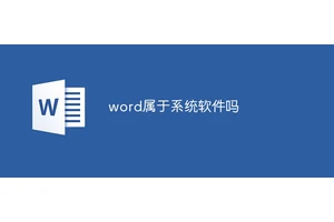 word属于系统软件吗