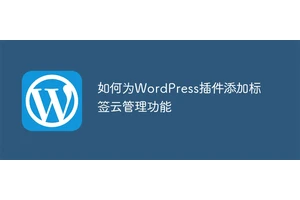 如何为WordPress插件添加标签云管理功能