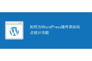 如何为WordPress插件添加站点统计功能