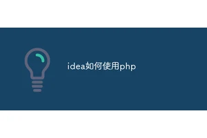 idea如何使用php
