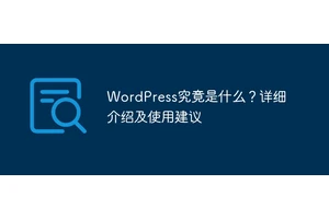 WordPress究竟是什么？详细介绍及使用建议