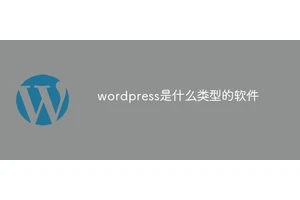 wordpress是什么类型的软件