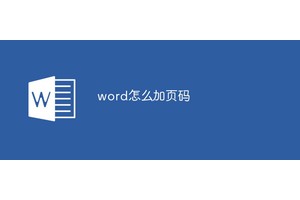 word如何加页码