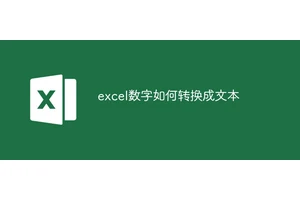 excel数字如何转换成文本