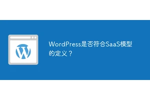 WordPress是否符合SaaS模型的定义？