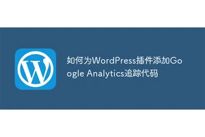 如何为WordPress插件添加Google Analytics追踪代码