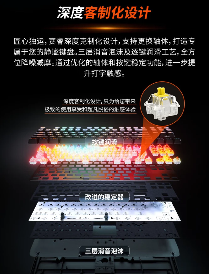 赛睿 Apex Pro Gen3 TKL 竞技版磁轴键盘开售：霍尔效应轴体、OLED 屏控制台，首发 2099 元