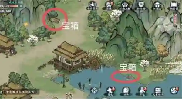 方寸对决栖霞镇江湖志宝箱在哪儿 栖霞镇江湖志宝箱位置一览