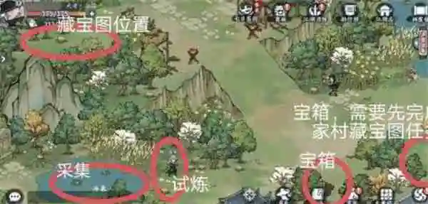 方寸对决栖霞镇江湖志宝箱在哪儿 栖霞镇江湖志宝箱位置一览