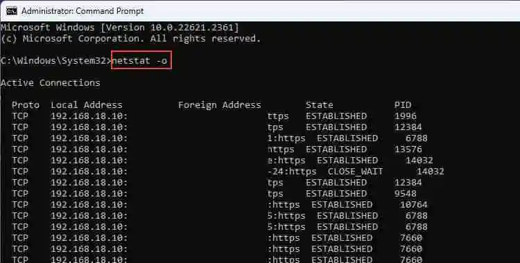 如何在Windows 11中使用Netstat命令监控网络活动