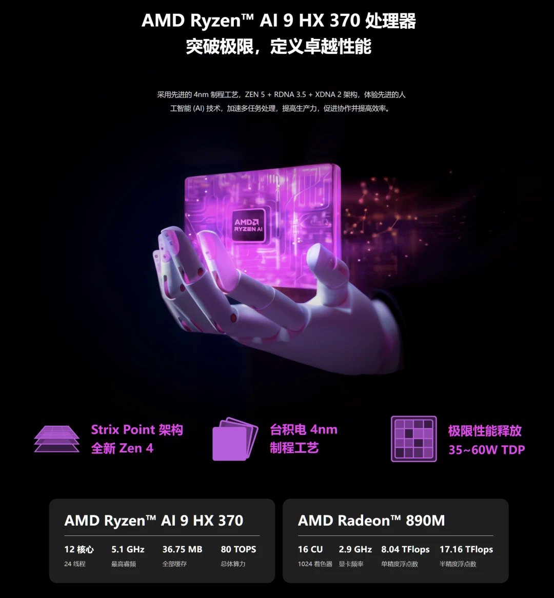 GPD DUO 双屏 OLED 笔记本开启预售：AMD Ryzen 7 8840U / AI 9 HX 370，首发 7999 元起