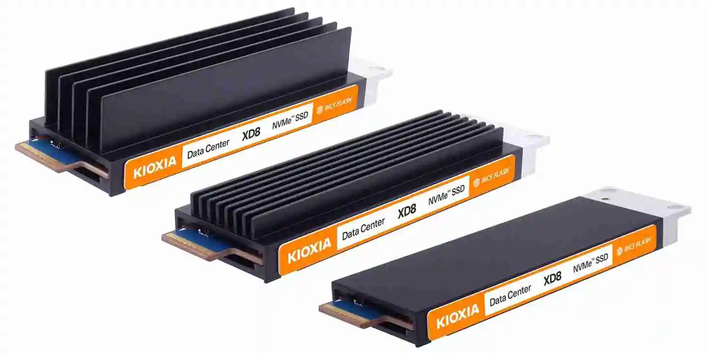 铠侠发布第三代 E1.S 外形规格固态硬盘 XD8,支持 PCIe 5.0