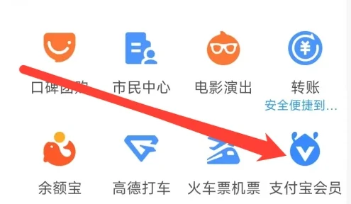 支付宝会员服务在哪看