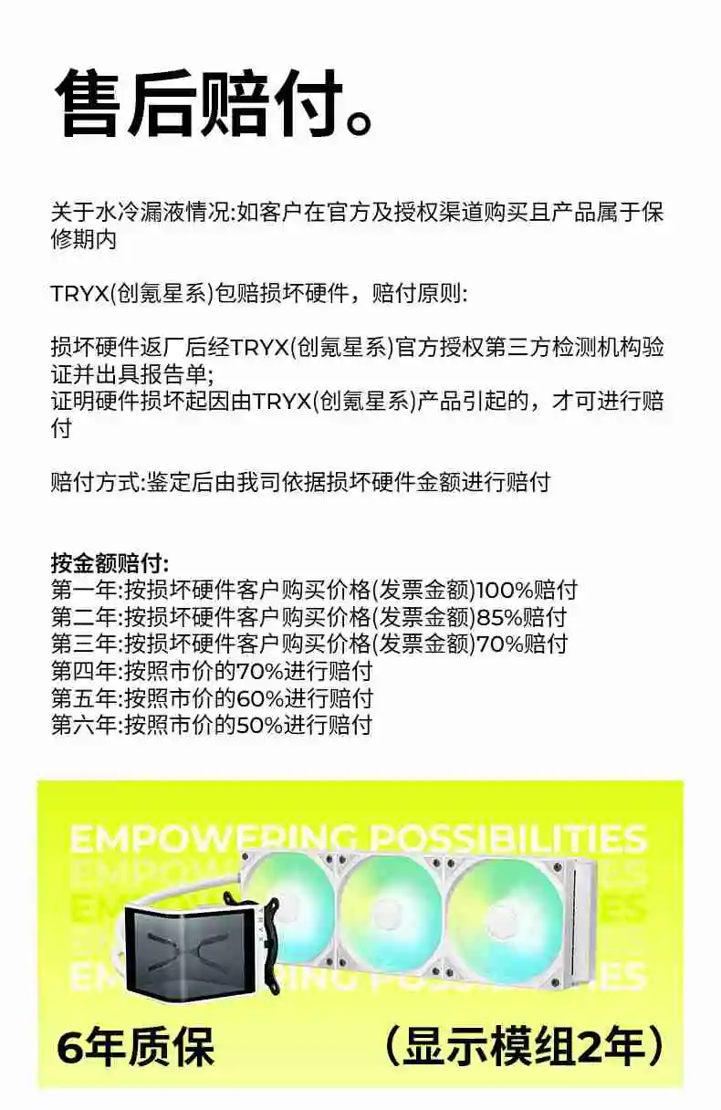 TRYX 推出展域 SE ARGB 360 水冷散热器：延续曲面屏设计，1699 元