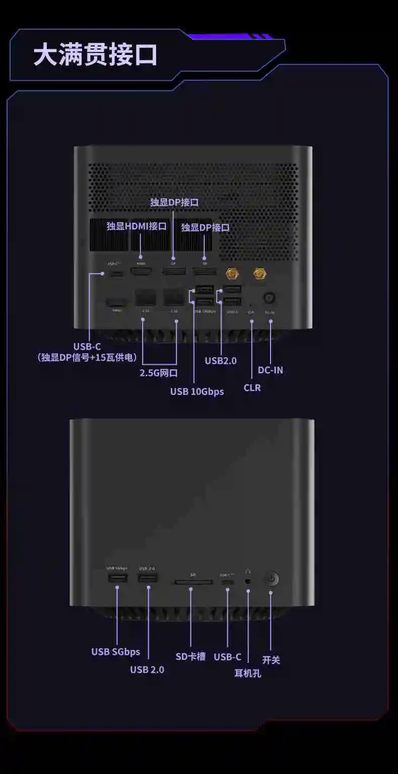 FEVM 推出 3.8L 水冷迷你主机 FN60G WE：最高可选 i9-14900KF 和 RTX 4090M、双 2.5G 网口