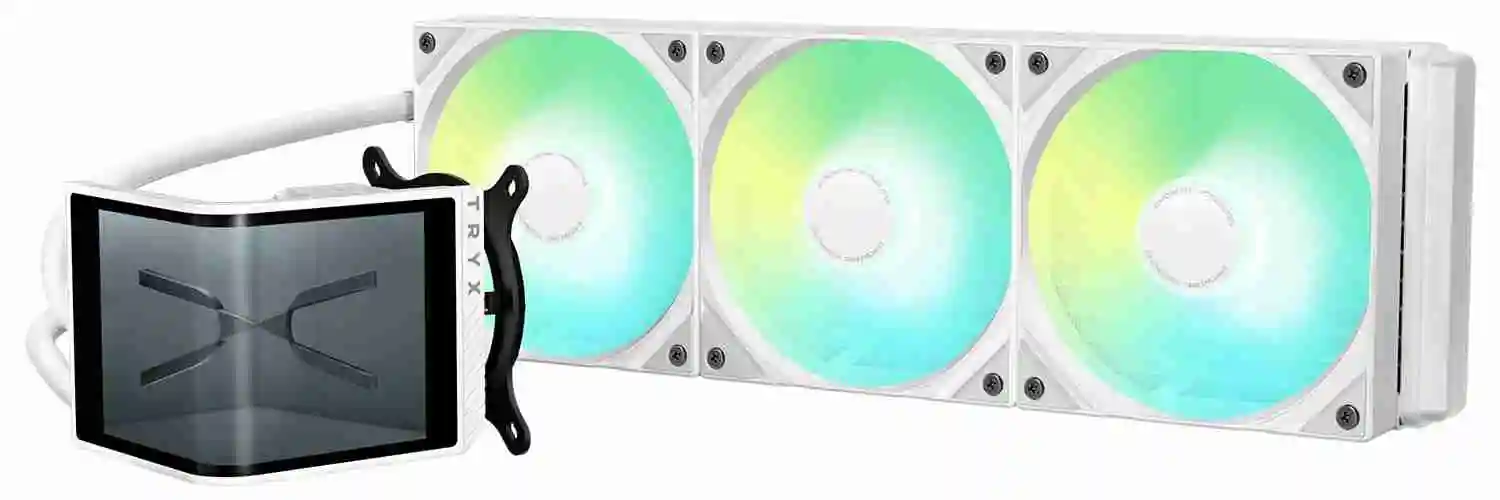 TRYX 推出展域 SE ARGB 360 水冷散热器：延续曲面屏设计，1699 元