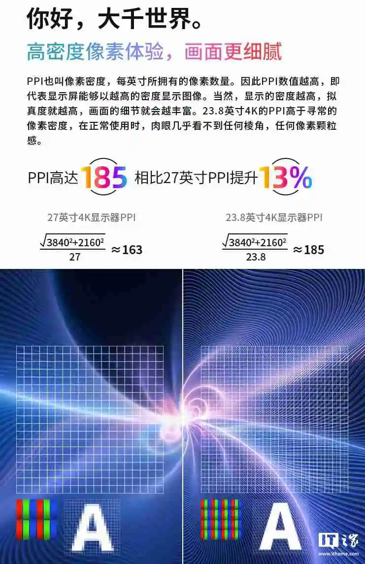 优派 23.8 英寸显示器 VA2462-4K-HD 开售：IPS 硬屏、185PPI，首发 999 元