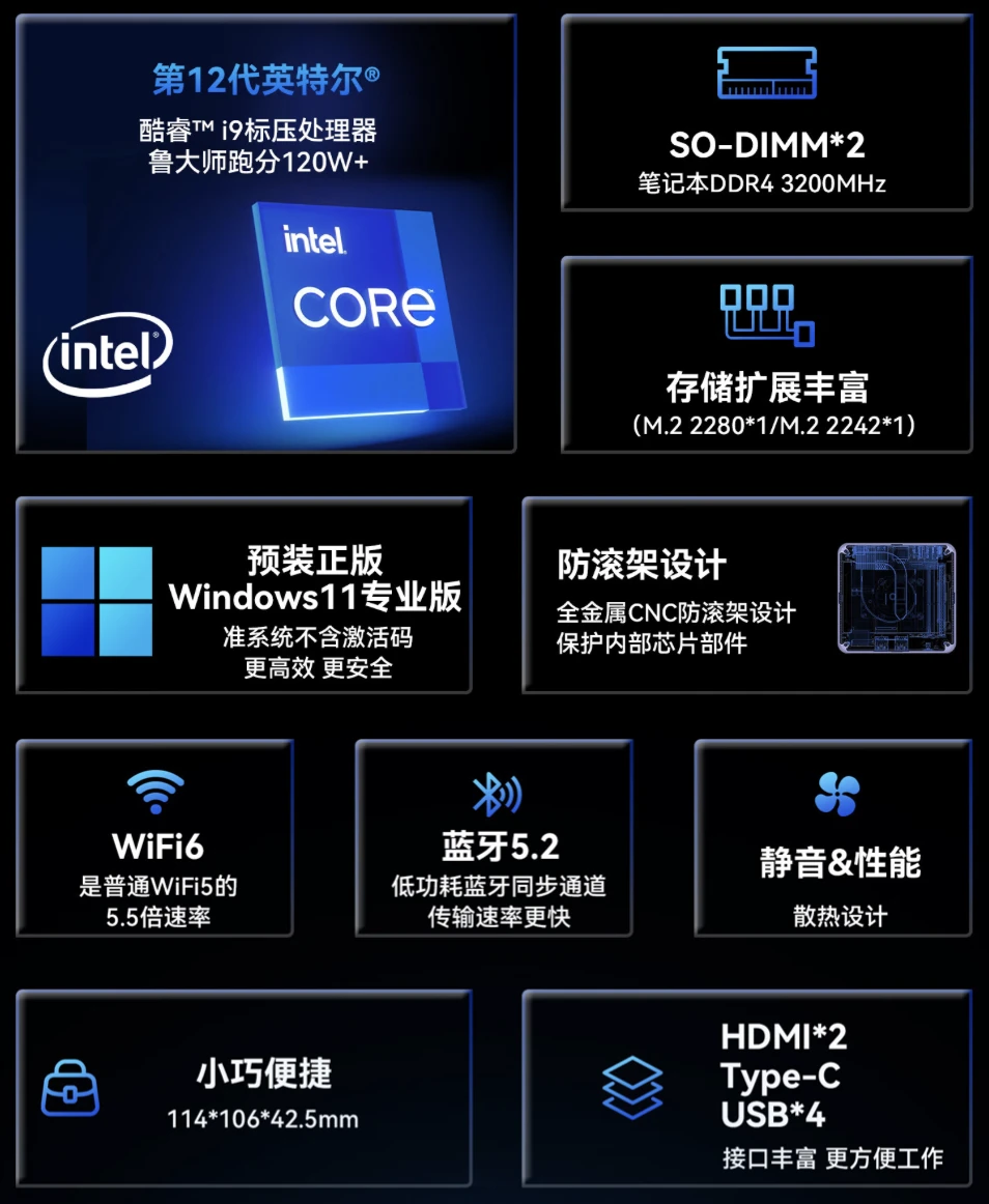极摩客 M3 Plus 迷你主机 10 月 31 日开售：i9-12900HK + 32G + 1T 售 2599 元