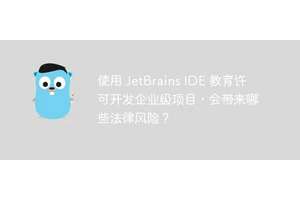 使用 JetBrains IDE 教育许可开发企业级项目，会带来哪些法律风险？
