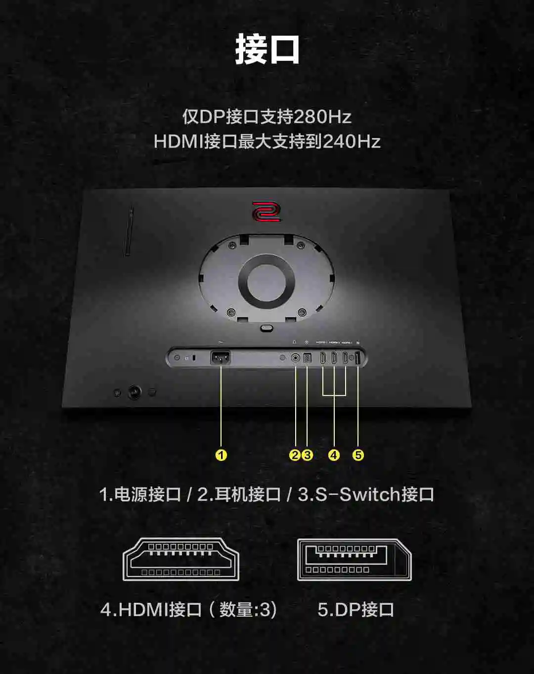 卓威 XL2546X+ 职业电竞显示器上市：24.1 英寸、原生 280Hz，4399 元