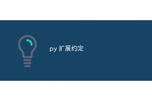 py 扩展约定