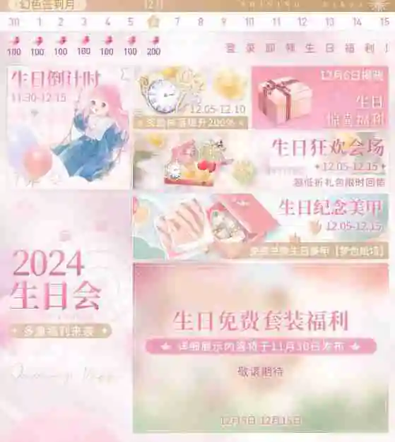 闪耀暖暖2024暖暖生日庆典活动什么时候开始 2024暖暖生日庆典活动开始时间及奖励图文详解