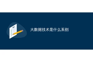 大数据技术是什么系别