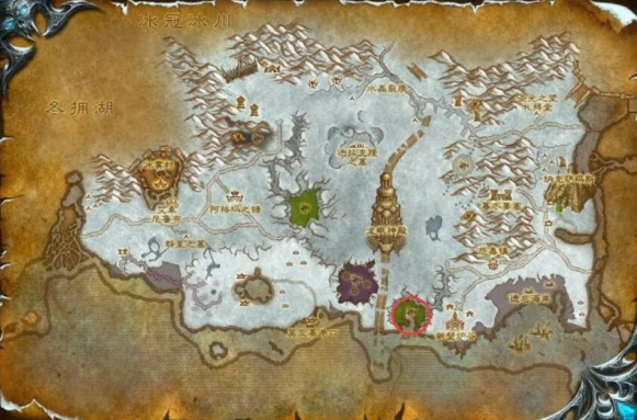 魔兽世界wlk翡翠巨龙圣地在哪 wlk翡翠巨龙圣地位置分享