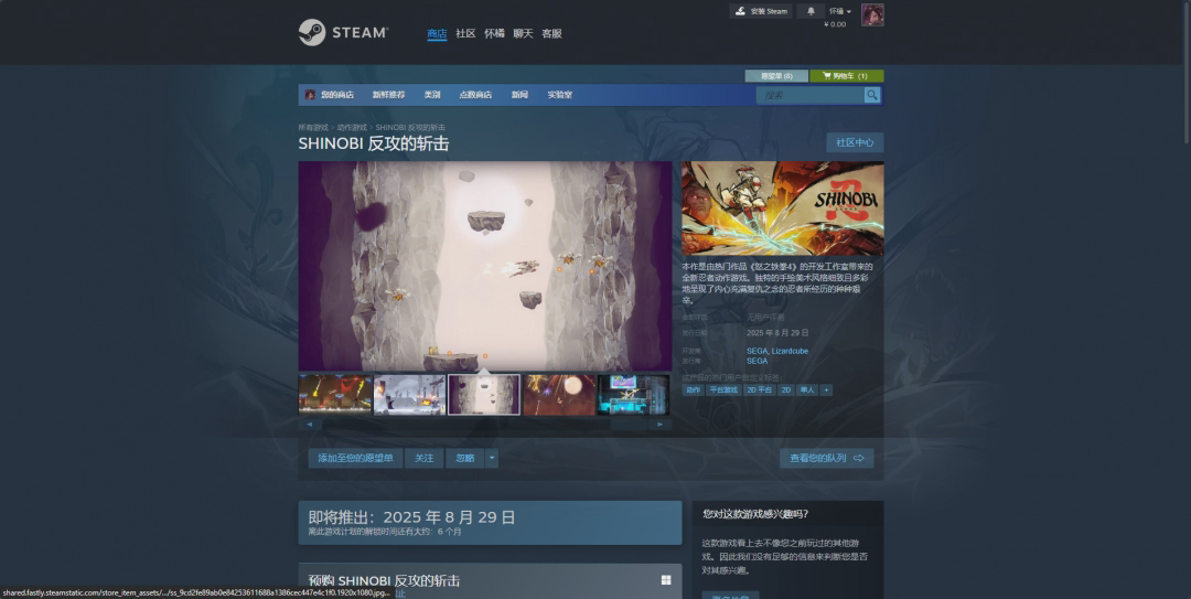 《Shinobi 反攻的斩击》下载安装教程介绍